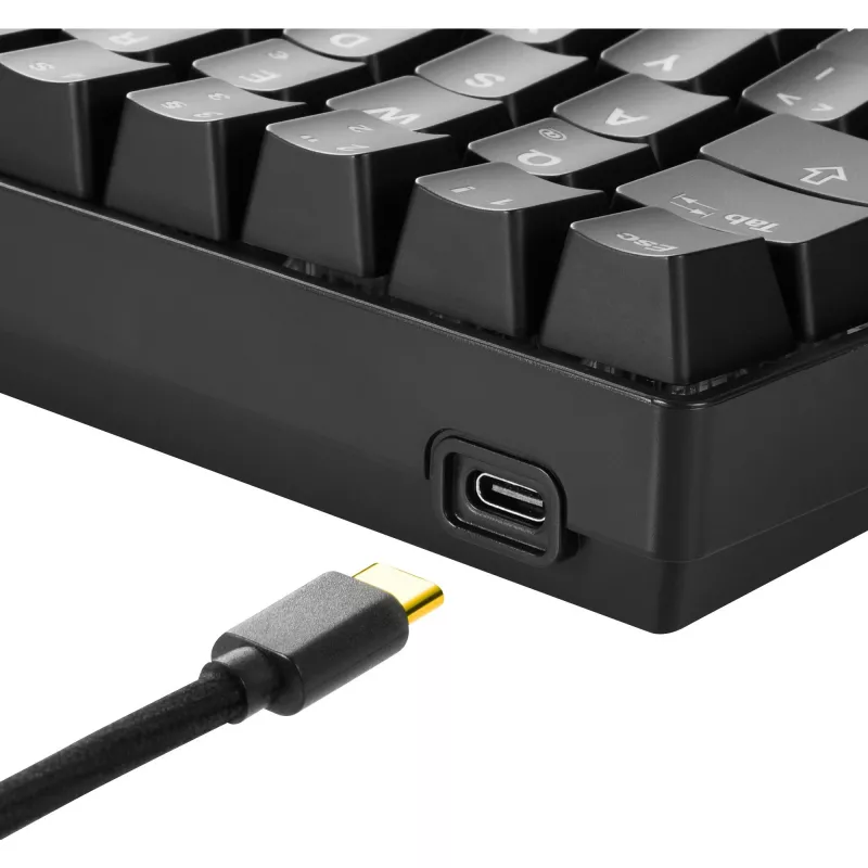 Sharkoon SKILLER SGK50 S4 klaviatūra žaidimams USB QWERTZ vokiškas išdėstymas juoda