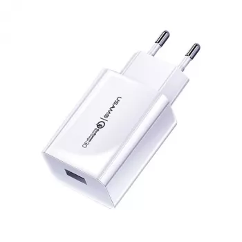 Usams USA000445 Power Adapter Baltas