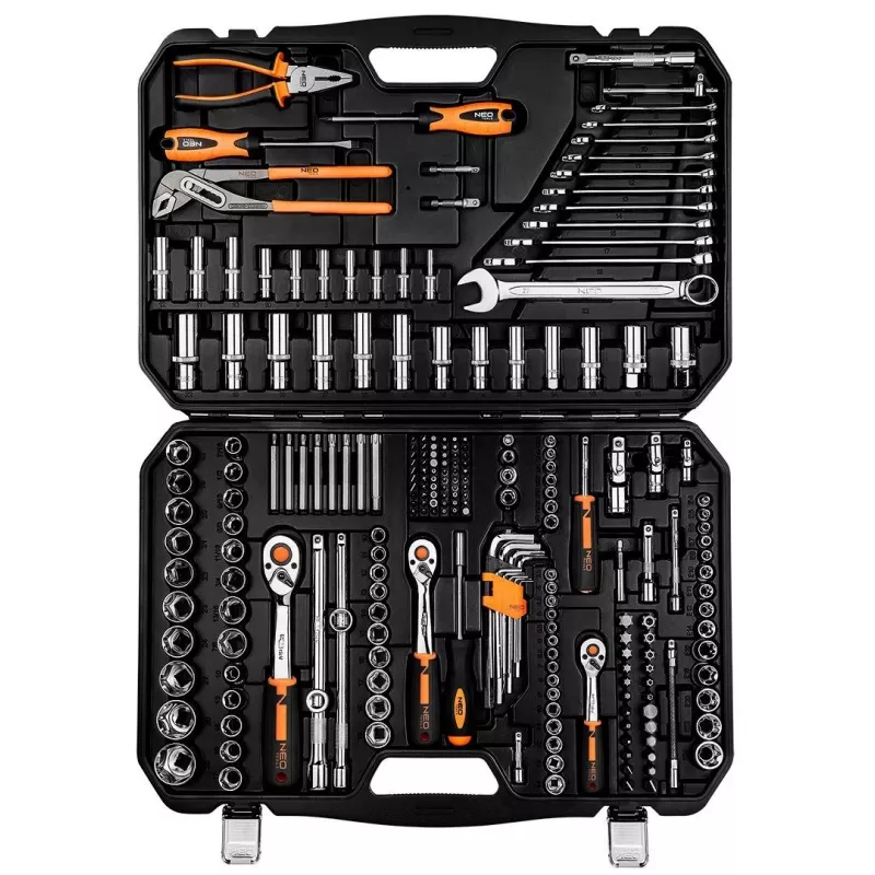 Neo 10-078 mechaniko įrankių rinkinys 233 vnt.