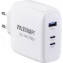 VOLTCRAFT GaN VC-13079915 USB-C ir USB-A įkroviklis, 130 W, 3x USB-C, 1x USB-A, USB-PD, 5 A