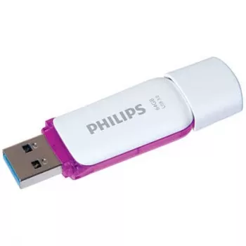 Philips FM64FD75B USB atmintukas 64 GB USB-A 3.2 Gen 1 violetinė, balta