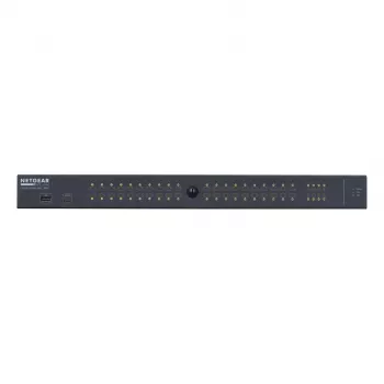 NETGEAR GSM4248PX-100EUS valdomas jungiklis L2/L3/L4 Gigabit Ethernet (10/100/1000) PoE juodas