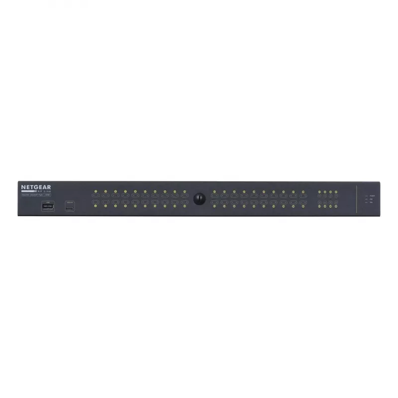 NETGEAR GSM4248PX-100EUS valdomas jungiklis L2/L3/L4 Gigabit Ethernet (10/100/1000) PoE juodas