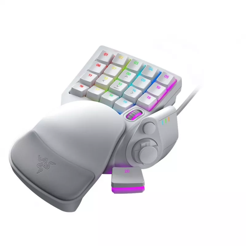 Klaviatūros blokas „Razer Tartarus Pro“ (baltas)