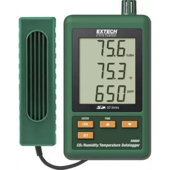 EXTECH SD800 CO2/drėgmės/temperatūros duomenų registratorius, 0.0–50.0 °C