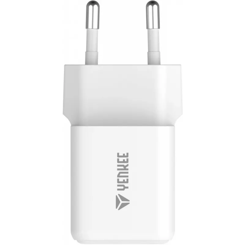 USB C/A sieninis įkroviklis YENKEE YAC G38 20W 3A Power Delivery (USB‑C ir USB‑A)