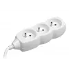 TRACER PowerCord ilginamasis laidas 1,5 m 3 lizdai baltas