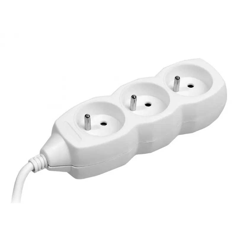 TRACER PowerCord ilginamasis laidas 1,5 m 3 lizdai baltas