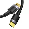 Baseus Cafule 4K HDMI kištukas į 4K HDMI kištuką adapterio laidas 2 m juodos spalvos