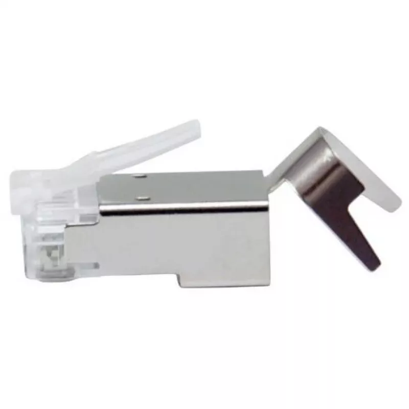 Ekranuotas RJ45 kištukas EQUIP Cat 8.1, vyriškas, sidabrinis, 50 vnt., 11,7×22,5 mm, 3,7 g