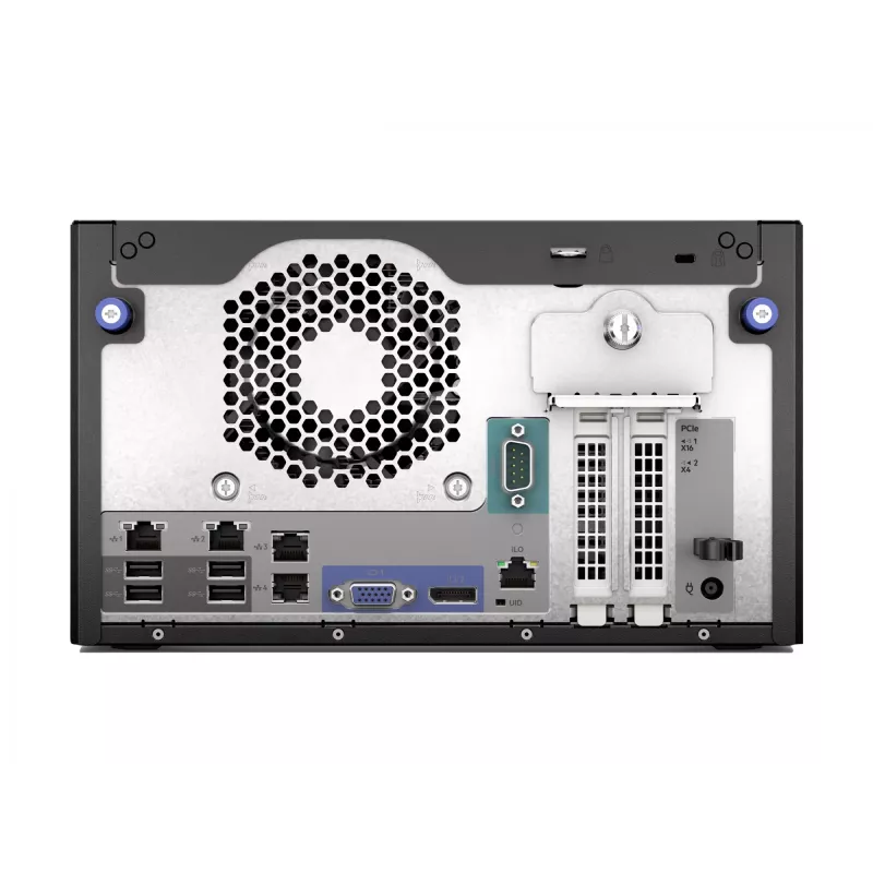 Serveris HP Enterprise ProLiant MicroServer Gen11 6325P 3,5 GHz 4 branduoliai 1P 32 GB DDR5 4LFF NHP 2×4 TB HDD 180 W PS