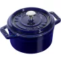 Mini ketaus keptuvė Staub Minis 10 cm, mėlyna