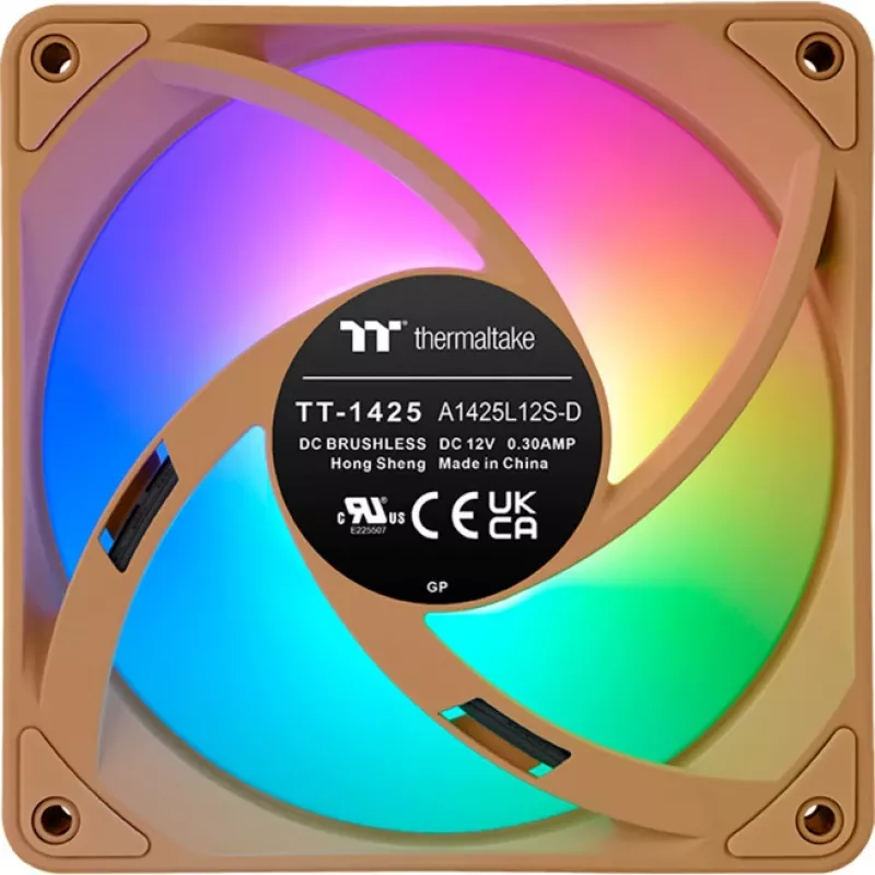 Thermaltake CT140 EX ARGB 140mm korpuso ventiliatoriai 3 vnt. pakuotėje Gravel Sand
