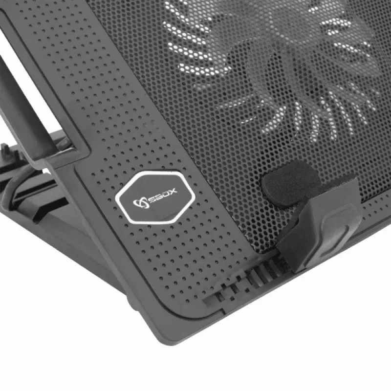 Sbox CP-12 aušinimo stovas nešiojamam kompiuteriui iki 17,3 colių