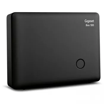 Gigaset Box 100 – Belaidžio telefono bazinė stotelė – ECO DECT/GAP – Juoda (S30852-H2818-B101)