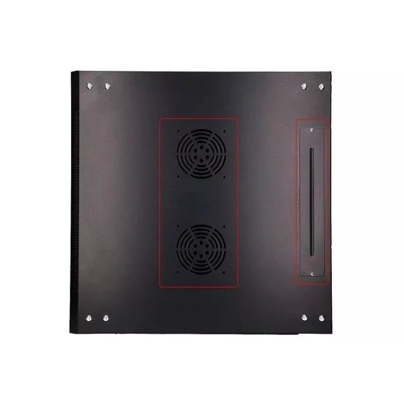 Sieninis tinklo spintos korpusas Extralink 4U 600x600 Juodas