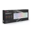 Mechaninė klaviatūra SAVIO Whiteout X2, Outemu Blue, Hot Swap, balta