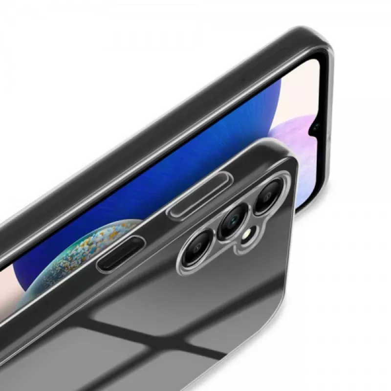 Apsauginis lankstus dėklas Nevox Samsung Galaxy A17 5G — permatomas, modelis 2573