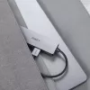 USB šakotuvas Aukey CB-H36 – 4 prievadai USB 3.2 Gen 1 Type-A, pagrindinis USB 2.0, 5000 Mbit/s, aliuminis sidabrinis