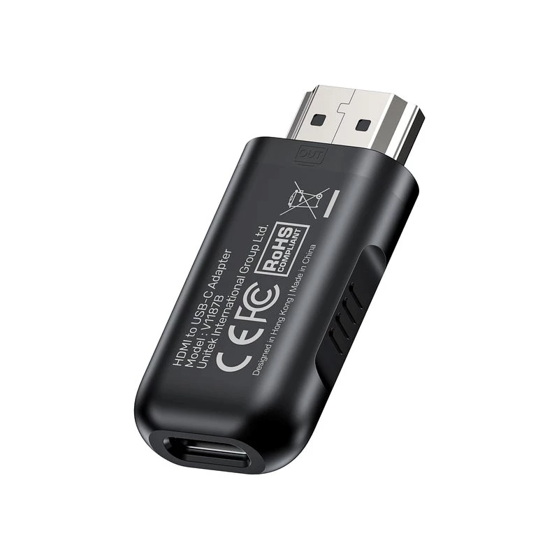 Unitek HDMI adapteris USB-C HDR/HDCP 4K60Hz M/F