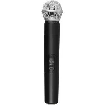 Belaidis rankinis UHF mikrofonas Omnitronic UHF-E serija 831.1 MHz