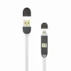 Sbox 2IN1W USB → Micro USB + IPH.5 M/M 1 m balta