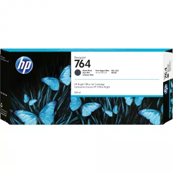 Kasetė HP 764 matinė juoda 300 ml pigmentinė didelio formato spausdinimui