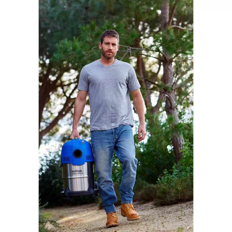 Nilfisk Buddy II 18 nerūdijančio plieno juodas, nerūdijantis plienas 18 L 1200 W