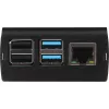 JOY-IT RPI CASE ALU06 – korpusas, skirtas Raspberry Pi 4, aliuminis, juodas (RB-ALUCASEP4+06)