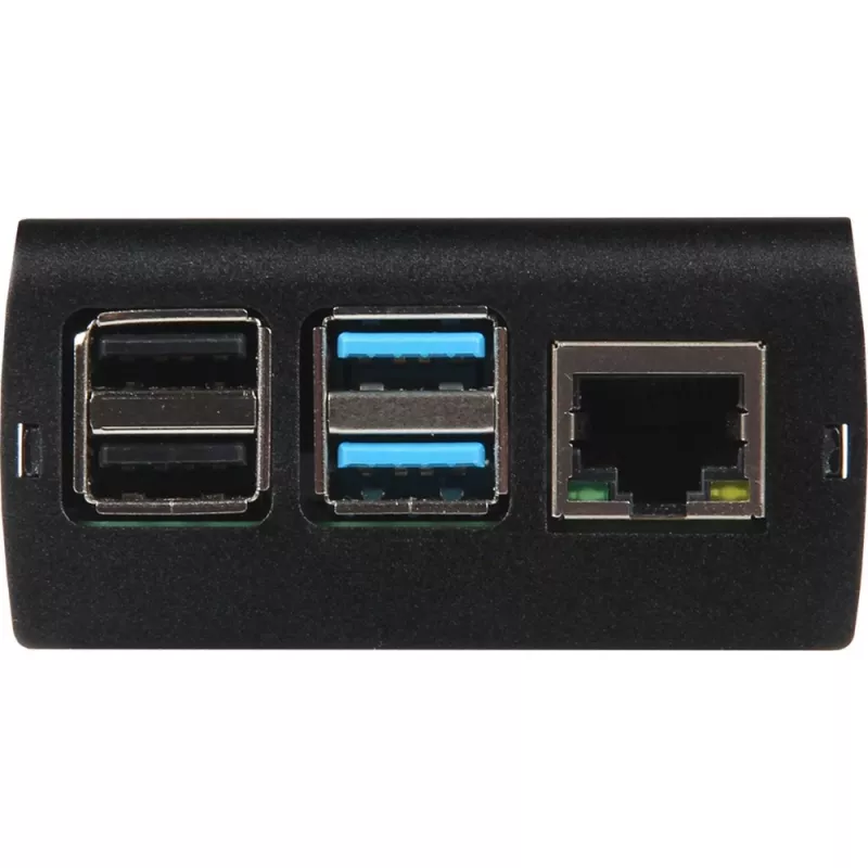 JOY-IT RPI CASE ALU06 – korpusas, skirtas Raspberry Pi 4, aliuminis, juodas (RB-ALUCASEP4+06)