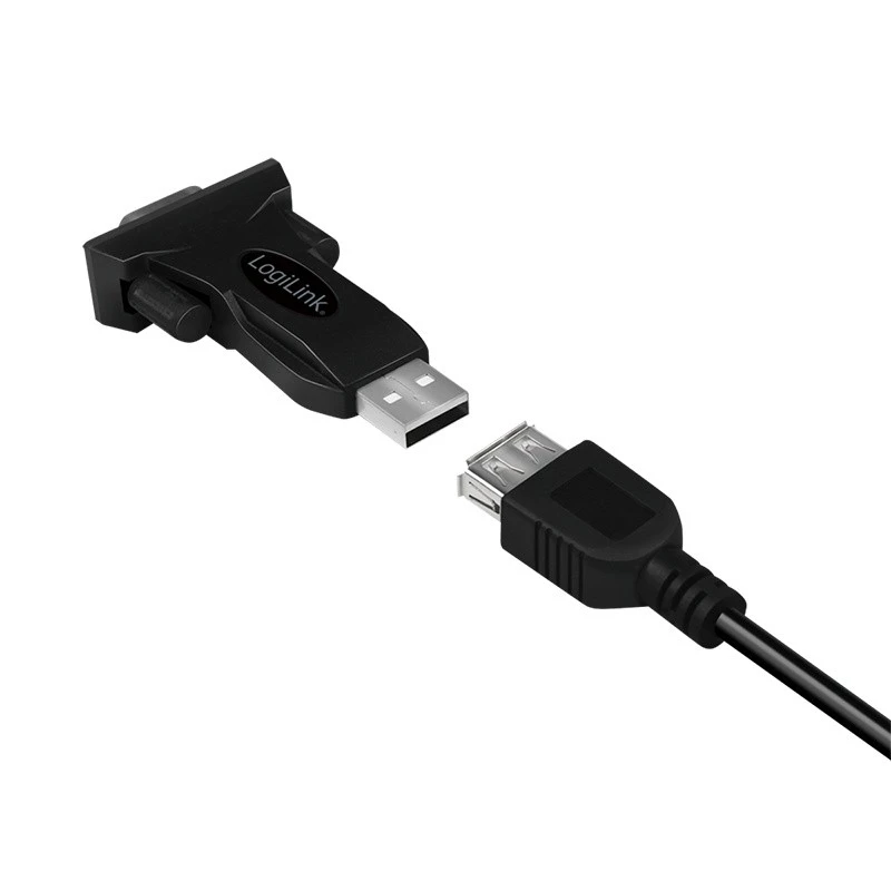 LogiLink AU0002F RS-232 USB 2.0 adapteris, juodas