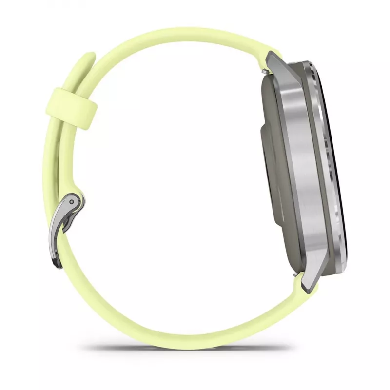Garmin Venu 010-03014-02 išmanusis laikrodis / sportinis laikrodis 3,56 cm (1,4 inch) AMOLED 45 mm Skaitmeninis 454 x 454 pikseliai Liečiamas ekranas Sidabrinis Wi-Fi GPS (palydovas)
