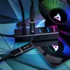 Sharkoon USB 3.2 Gen 1 Type-C sąsajos šakotuvas 5000 Mbit/s juodas