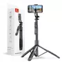 Tripod lazdelė asmenukėms Crong CRGSGU1BLK aliuminė su Bluetooth nuotolinio valdymo pultu, sulankstomomis kojelėmis ir telefono laikikliu