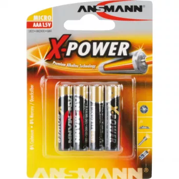 Vienkartinė baterija Ansmann Micro AAA LR03