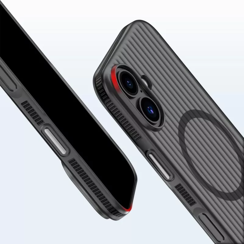 Dėklas 4smarts 541639 iPhone 17 16 cm (6,3 colio) Juodas Peršviečiamas