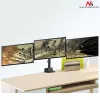 Maclean MC-811 – laikiklis trims monitoriams, tvirtinamas prie stalo