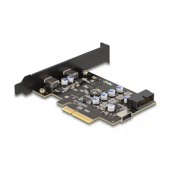 PCI Express x4 plėtimosi kortelė DELOCK 90345 su 2 išoriniais USB Type-C prievadais