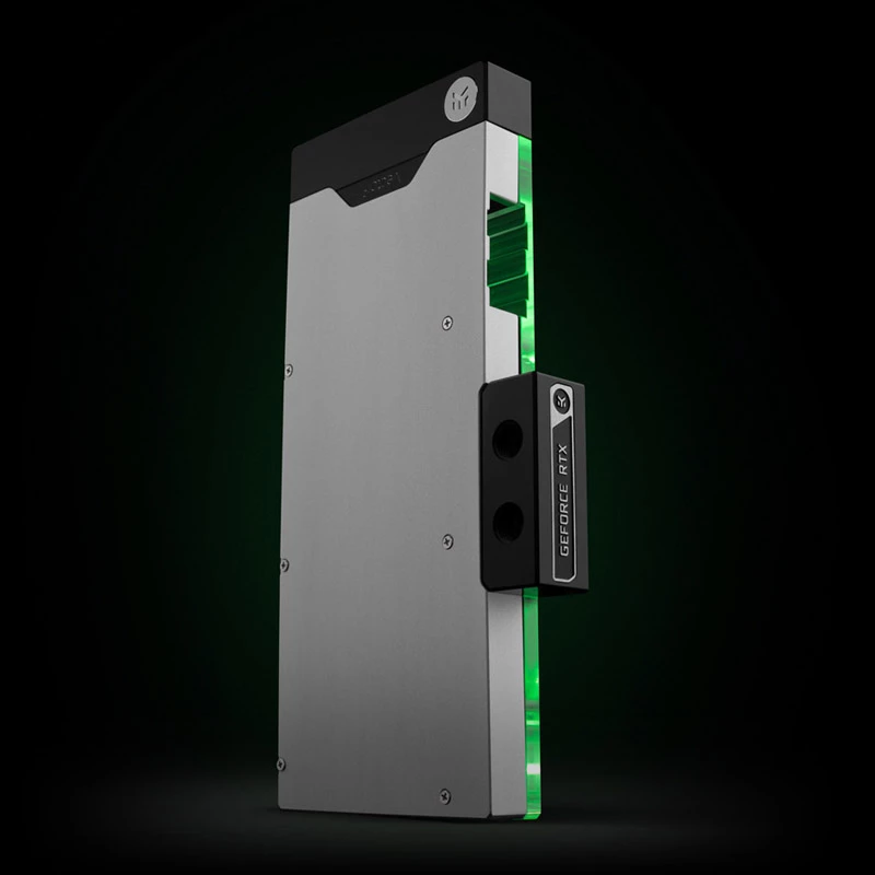 Vandens bloko galinė plokštė EK Water Blocks EK-Quantum Vector² RE RTX 3080/90 Aliuminis Sidabrinis