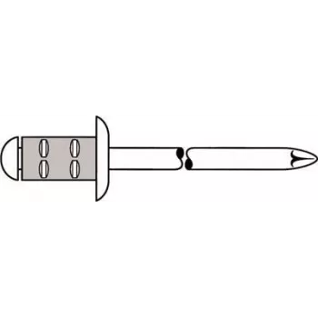 Kniedė aklinė GESIPA Polygrip 6,4x15 Al/A2 1,5–9,0 mm, pakuotė 250 vnt.