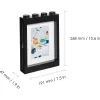 Rėmelis nuotraukoms Room Copenhagen LEGO rėmelis Black – tinka LEGO minifigūrėlių eksponavimui