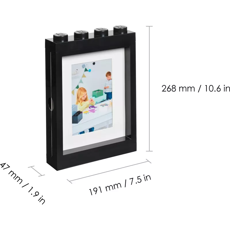 Rėmelis nuotraukoms Room Copenhagen LEGO rėmelis Black – tinka LEGO minifigūrėlių eksponavimui