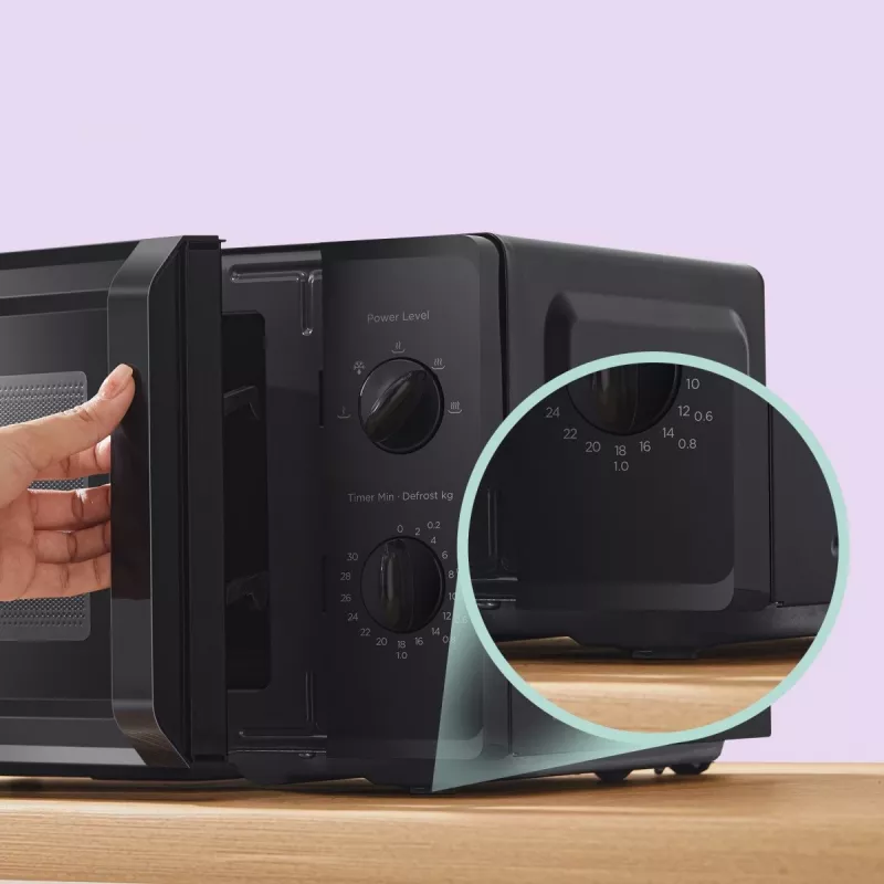 Toshiba MM2EM20PF Mikrobangų krosnelė veidrodiniu paviršiumi juoda