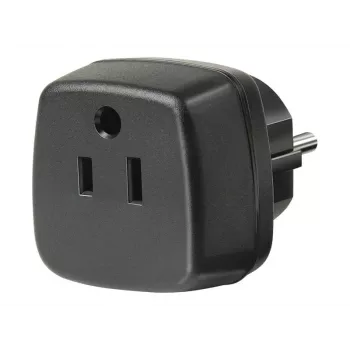 Kelioninis adapteris USA, Japonija / Įžemintas kištukas, lizdo adapteris juodas BRENNENSTUHL
