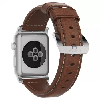 Nomad NM1A4RST00 - Dirželis iš odos, skirtas Apple Watch, rudas