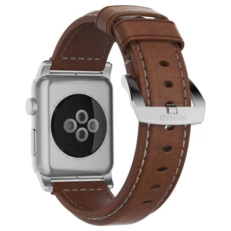 Nomad NM1A4RST00 - Dirželis iš odos, skirtas Apple Watch, rudas