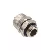 Tiesi jungtis G1/4 colio į 10/8 mm – blizgus sidabras