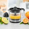 Rommelsbacher Citrus Press 30 W, 600 ml, sukimasis pagal/ prieš laikrodžio rodyklę, du spaudimo kūgiai (ZP 50)