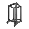 Lanberg atviras stovas 19 inch 18U 600x800 mm juodas