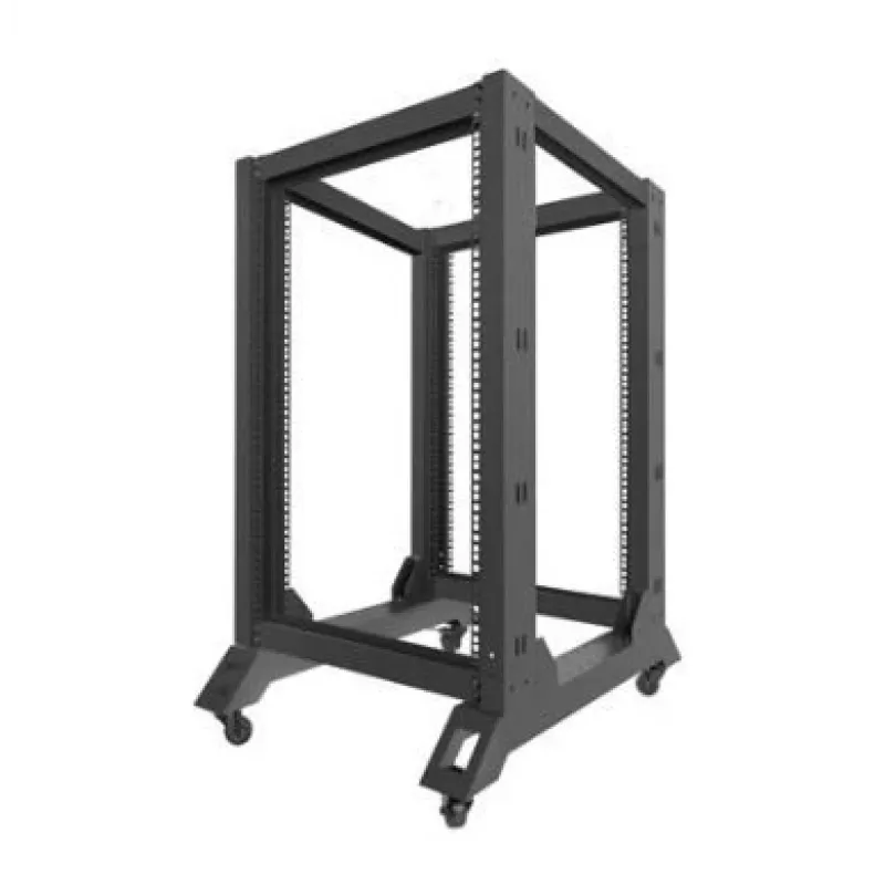 Lanberg atviras stovas 19 inch 18U 600x800 mm juodas
